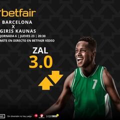 Barça Basket vs. Zalgiris Kaunas: horario, dónde ver, pronósticos y clasificación