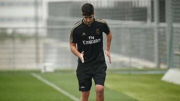 Asensio, esta semana en Valdebebas.