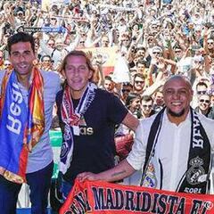 Arbeloa, a los madridistas en Kiev: "Los jugadores morirán por vosotros y vosotros, igual..."