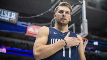 Dallas Mavericks guard Luka Doncic (77)