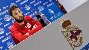 Dani Giménez analizó la actualidad del Deportivo antes del derbi en el Anxo Carro ante el Lugo.