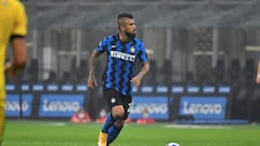 Vidal volvió a tener acción en la pretemporada del Inter