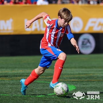 Mario Bretón, jugador del Atlético de Madrid Sub-13.