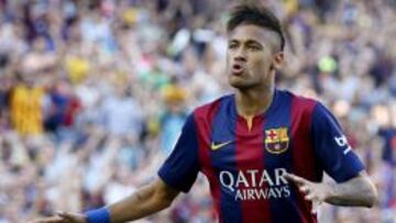 Neymar marcó el 1-0.