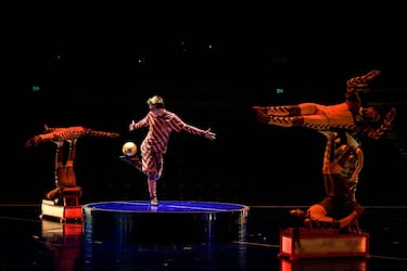 El Circo del Sol afina los ultimos detalles de su espectáculo Messi 10. Se estrenó el pasado 11 de octubre en Barcelona una brillante producción en la que rinde homenaje al crack azulgrana. Durante 90 minutos, 46 artistas unirán el ambiente eléctrico de los estadios con la intimidad del teatro. El espectáculo está asegurado.
