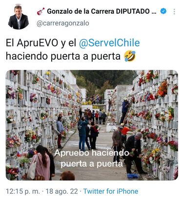 El polémico tuit de Gonzalo de la Carrera que generó múltiples críticas