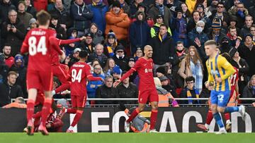 Los suplentes del Liverpool cumplen el trámite de la Copa