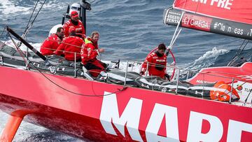 El &#039; Mapfre&#039; acelera a la caza del l&iacute;der en la recta final de la sexta etapa.