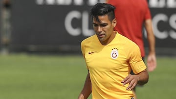 Radamel Falcao García entrenopor separado en la jornada de este miércoles