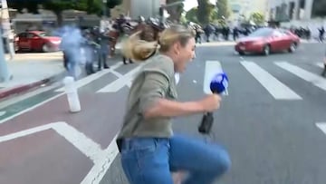 Australian journalist shot with rubber bullet during LA protests