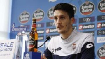 El jugador del Deportivo de la Coru&ntilde;a Luis Alberto Romero habl&oacute; en rueda de prensa sobre la situaci&oacute;n del equipo.