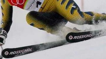 <b>DISCRETA ACTUACIÓN.</B> La esquiadora española no firmó un buen regsitro en la primera manga.