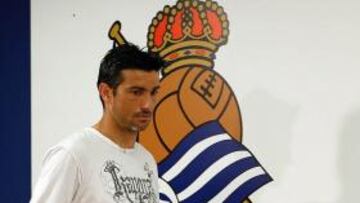 <b>SINCERO. </b>Martí compareció ayer ante los medios en Zubieta.