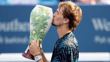 Zverev supera a Rublev y logra su primer título en Cincinnati