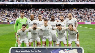 04/05/24 PARTIDO PRIMERA DIVISION REAL MADRID CADIZ
FORMACION