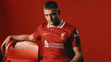 Florian Wirtz, nuevo juagdor del Liverpool.