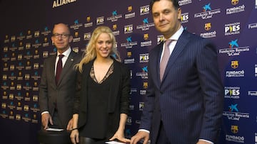 Shakira, estrella por un día en el Camp Nou: "Queremos otro triplete"