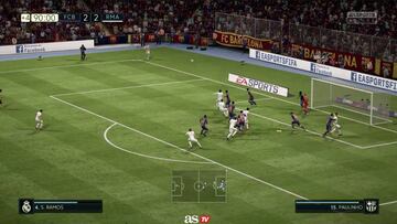 El gol de Ramos que definió la simulación de AS del Clásico en el FIFA