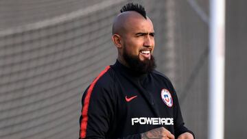 El optimista mensaje de Vidal tras su nueva práctica con Chile