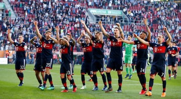 Baile, gritos y alegría: Así celebró el Bayern Múnich