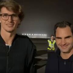 El mensaje de Federer y Zverev antes de viajar a Sudamérica