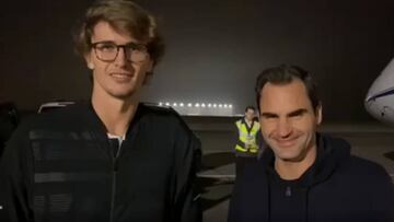 El mensaje de Federer y Zverev antes de viajar a Sudamérica
