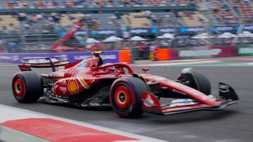 Carlos Sainz (Ferrari SF-24). Ciudad de México, México. F1 2024.
