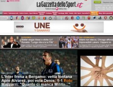 Portadas de la prensa extranjera