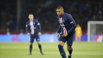 Kylian Mbappe of PSG during the French championship L1 football match Le Classico between Paris Saint-Germain and Olympique de Marseille on October 27, 2019 at Parc des Princes stadium in Paris, France - Photo Mehdi Taamallah / DPPI
 
 
 27/10/2019 ONLY F