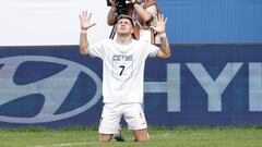 AMDEP2883. SANTIAGO DEL ESTERO (ARGENTINA), 01/06/2023.- Anderson Duarte de Uruguay celebra su gol hoy, en un partido de los octavos de final de la Copa Mundial de Fútbol sub-20 entre Gambia y Uruguay en el estadio Único de Ciudades en Santiago del Estero (Argentina). EFE/ Juan Ignacio Roncoroni
