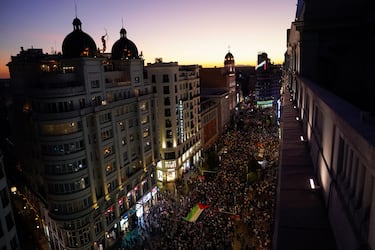 Manifestación en Madrid .