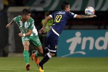 Atlético Nacional superó 3-2 a Alianza Petrolera en el Atanasio Girardot por la sexta fecha de la Liga Águila II-2018. El equipo de Jorge Almirón, que ganaba cómodamente 3-0, terminó con un hombre menos por expulsión de Gustavo Torres.