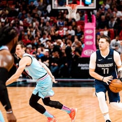Los Heat y el pulgar le estropean el cumpleaños a Doncic