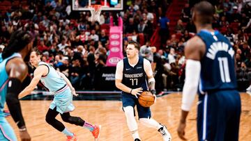 Los Heat y el pulgar le estropean el cumpleaños a Doncic