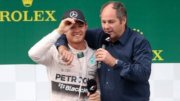 Nico Rosberg con Gerhard Berger.