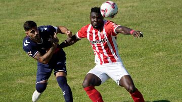 07.08.2024 PARTIDO AMISTOSO
EL BERRON SPORTING-EIBAR, JORDY CAICEDO CON JUAN BERROCAL, EN EL PASADO AMISTOSO