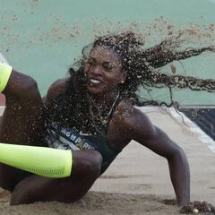 Ibargüen domina en París y es líder de la Liga de Diamante