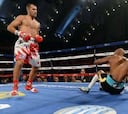 Kovalev unifica títulos y acabó con el sueño de Hopkins