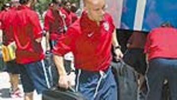 <b>NO JUEGA. </b>Movilla no viaja hoy a Zlin, pues sufre una pubalgia.