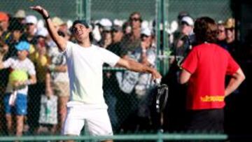 Rafa Nadal, que ya se entrena en Indian Wells, hab&iacute;a pedido m&aacute;s rigor en los controles. 