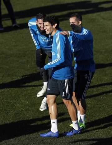 Kiko Casilla, Vallejo y Lucas Vázquez. 