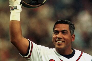 El venezolano Andrés Galarraga fue nombrado 'El gran Gato' por sus seguidores cuando jugaba en los Braves debido a sus reflejos.