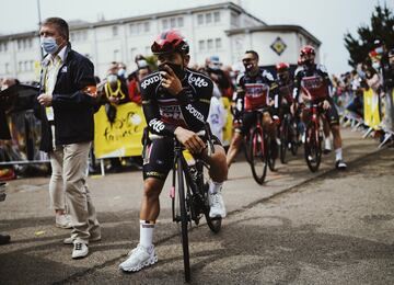 El ciclista australiano Caleb Ewan.