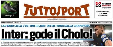 “Una vez más, ríe el Cholo”