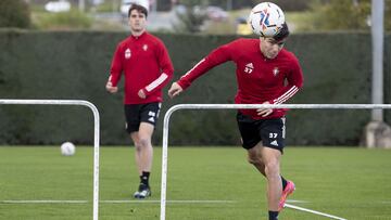 Entrenamiento de Osasuna en Tajonar