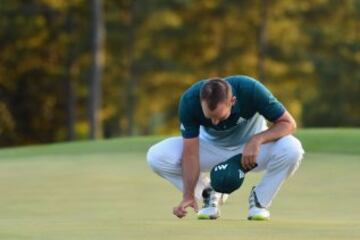 Sergio Garcia celebrates winning his first major.