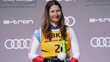 La suiza Nufer gana el segundo descenso de Crans Montana