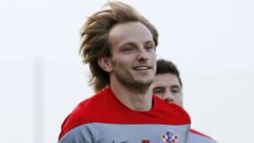 DESPEDIDA. Rakitic, con la selecci&oacute;n de Croacia.
 