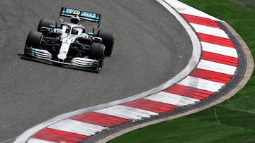 Valtteri Bottas, Mercedes W10 (China, F1 2019). 