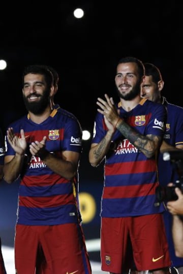 Arda Turan y Aleix Vidal.